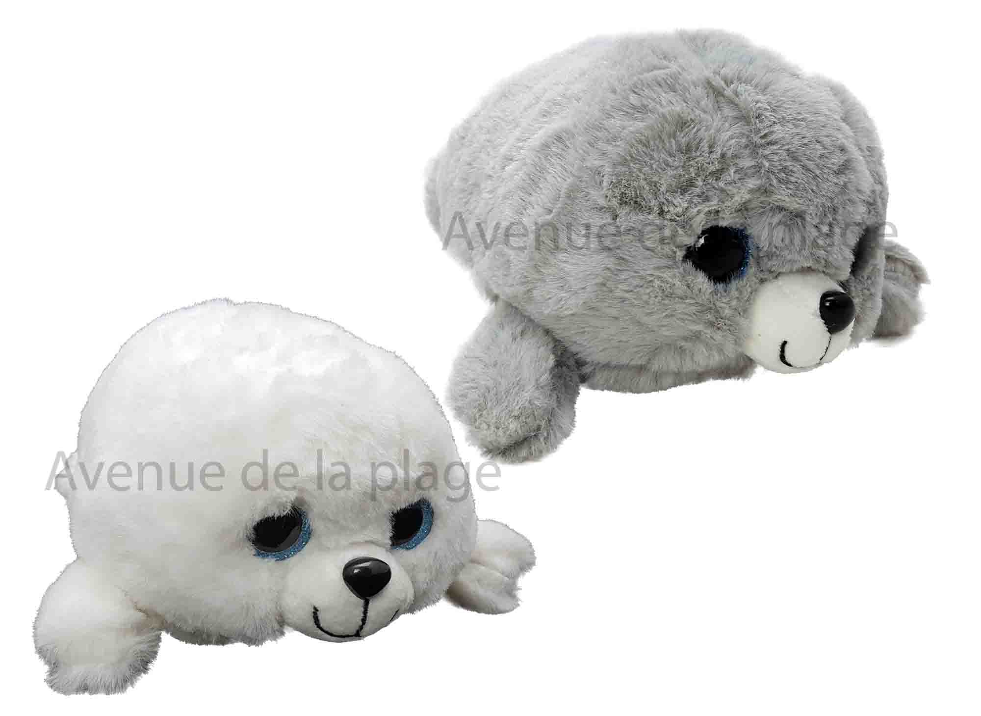 Peluche Bebe Phoque Yeux Brillants 30 Cm Peluches Pas Cheres