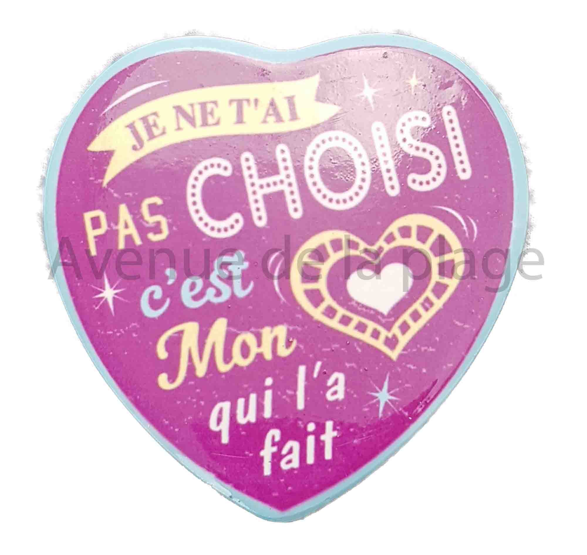 Magnet Coeur Mon Coeur T A Choisi Idee Cadeau Couple