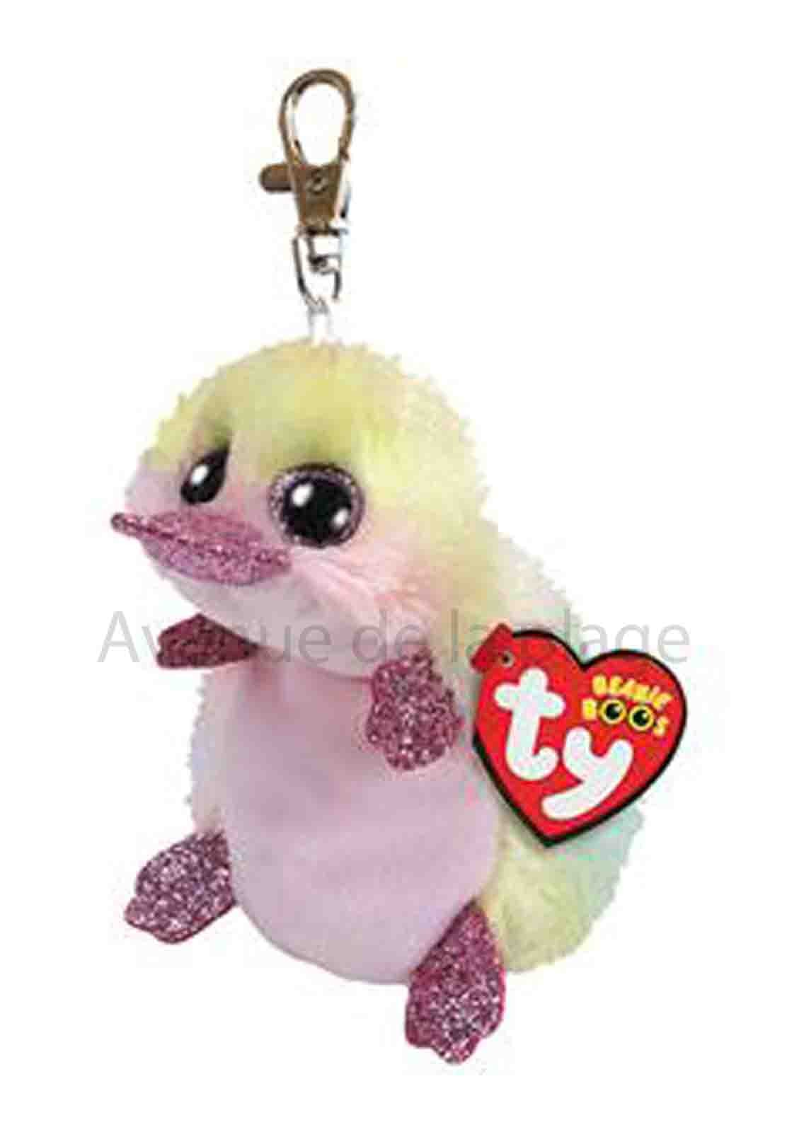 Peluche Ty Beanie Boo S Porte Cle Petunia L Ornithorynque