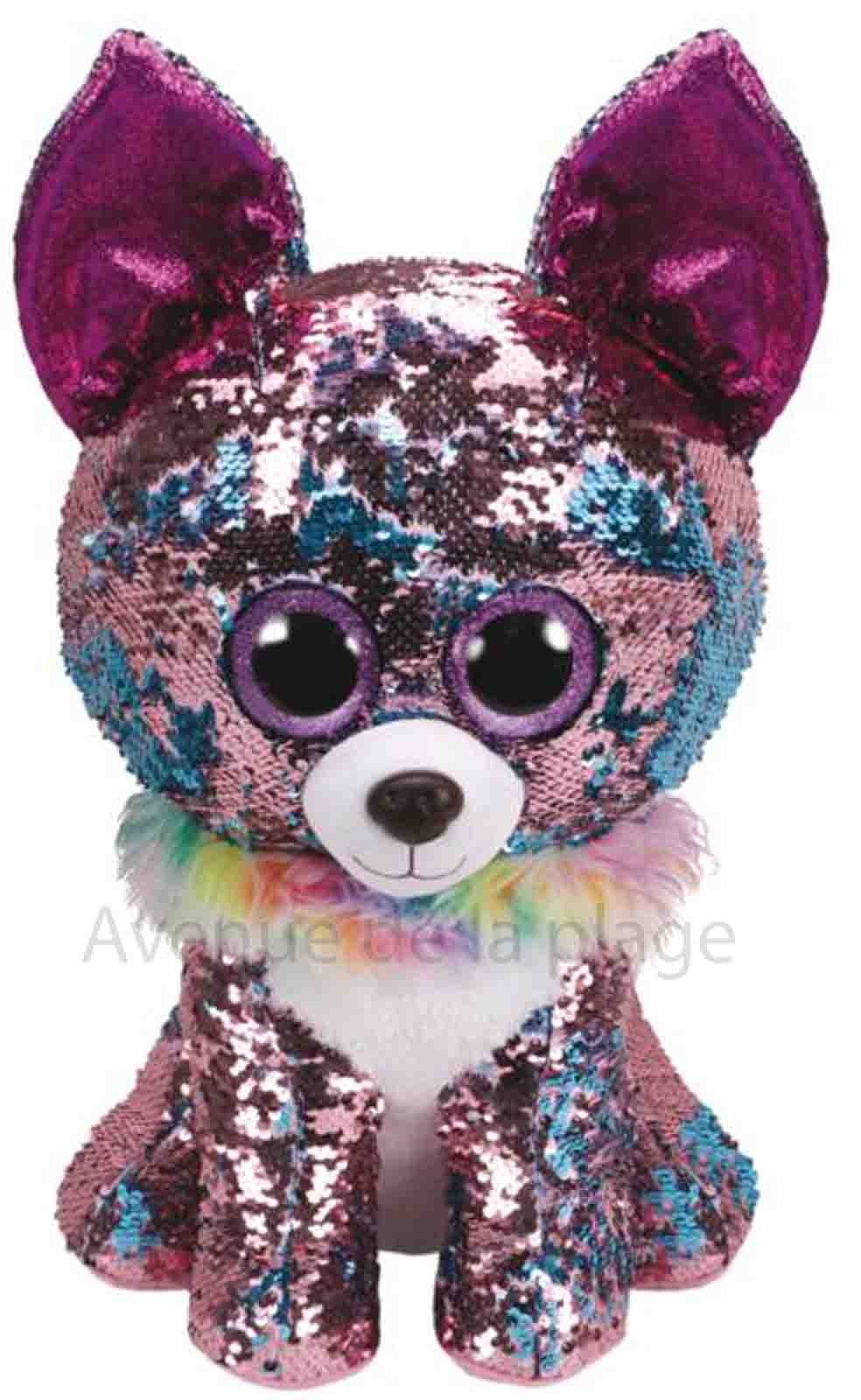 Peluche Ty Flippables Large Yappy Le Chihuahua Peluches Geantes